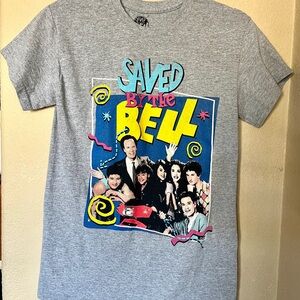 Saved By The Bell Gray Retro 90’s Shirt Size Small